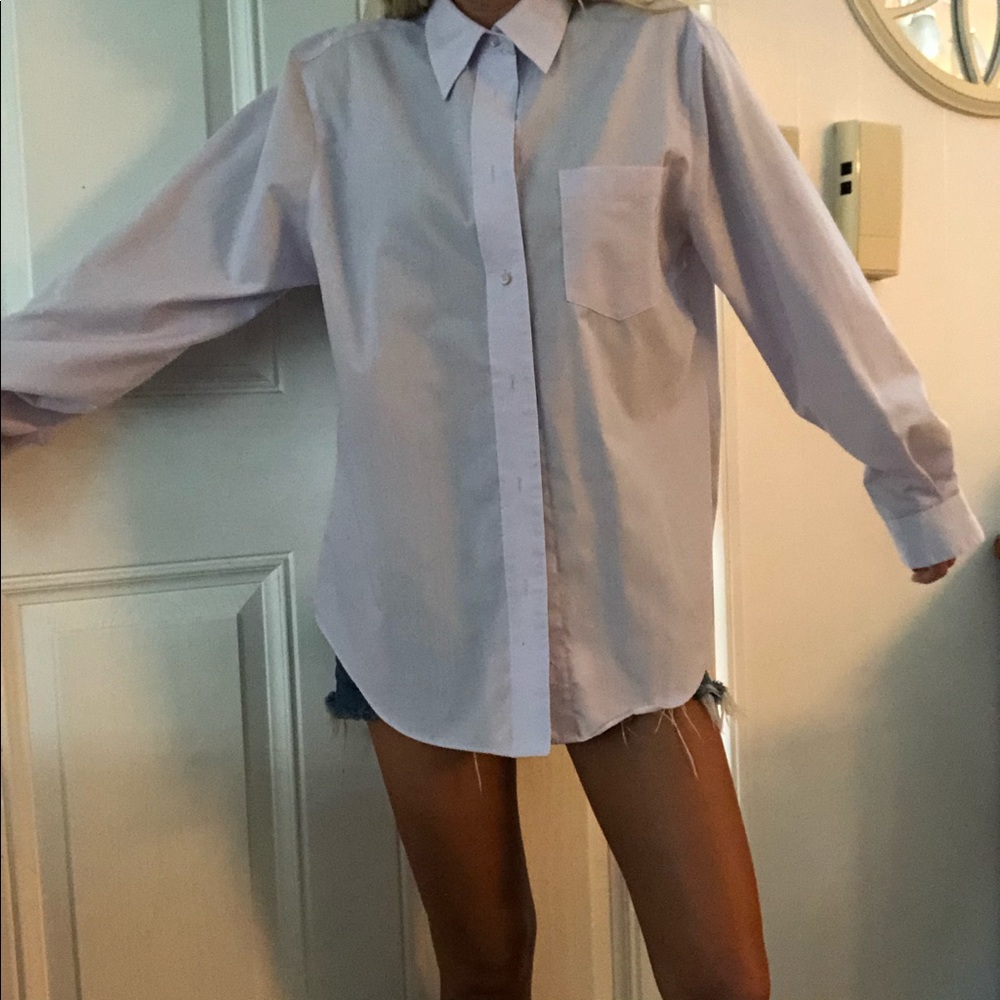 Lilac button up